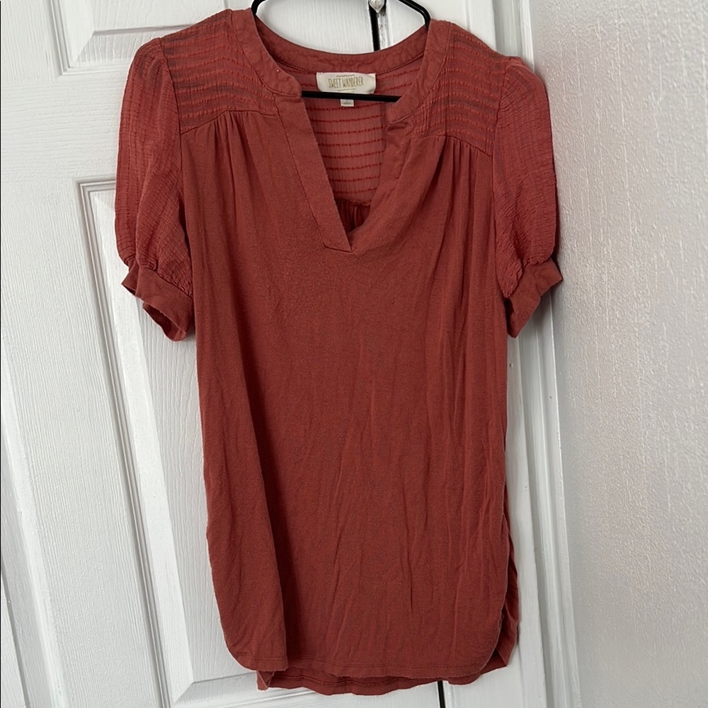 Women's Rose Pink Maternity Top